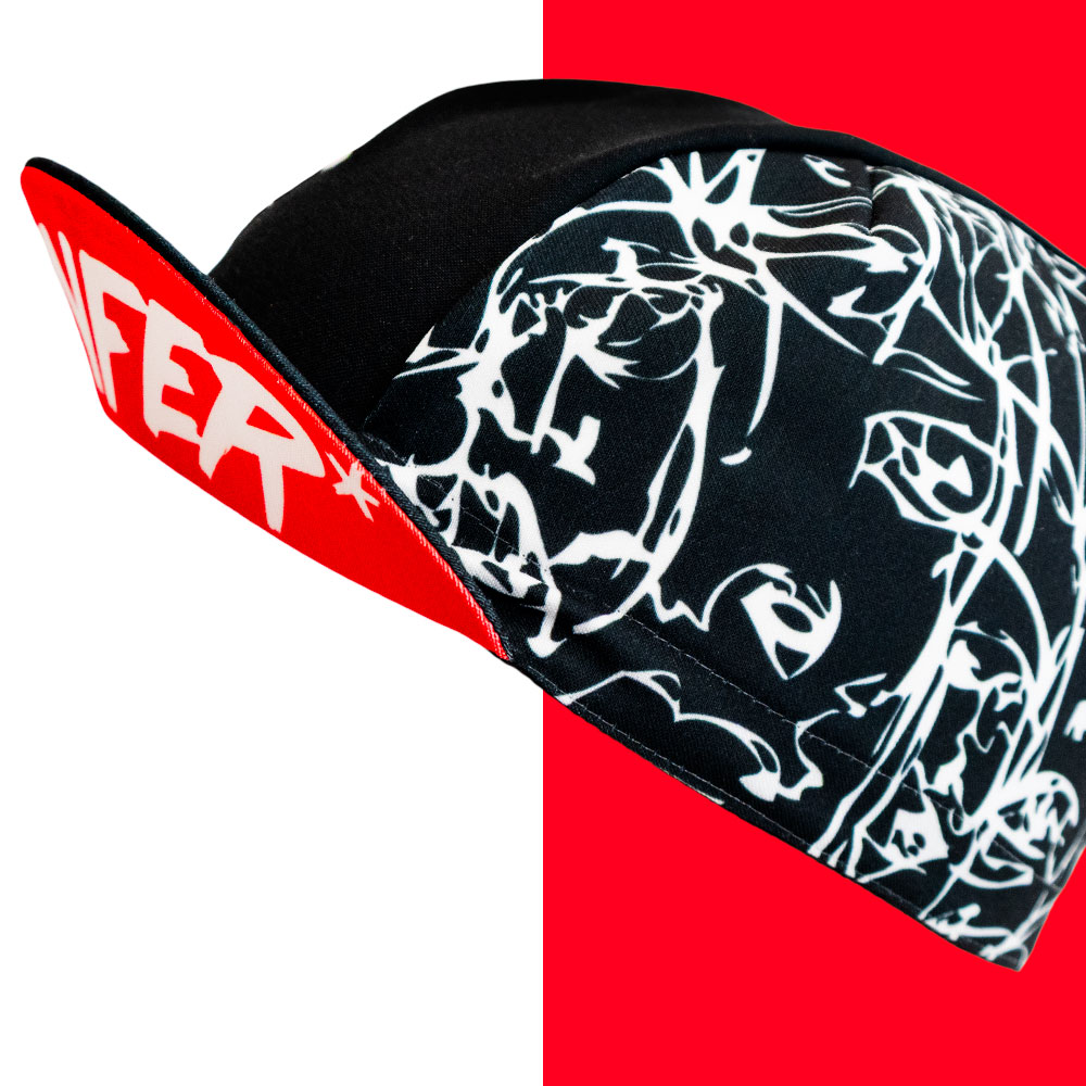 casquette-lenfer-vera-cote l'enfer c'est les autres casquette velo asociale made in roubaix