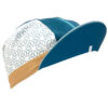 asanoha-v-lite-bleu-cote Asanoha Océan casquette vélo légère pour été forte chaleur