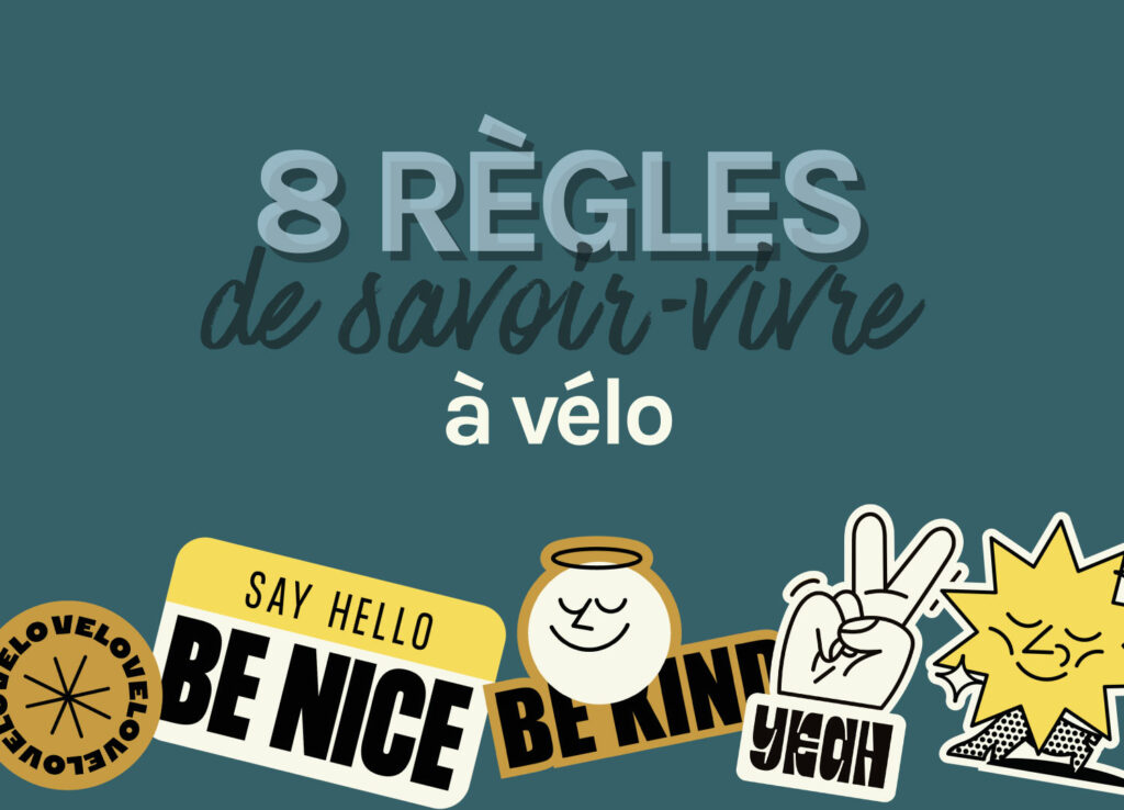 savoir vivre à vélo : 8 règles essentielles