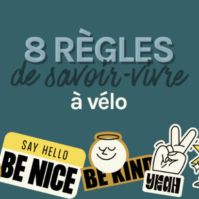 savoir vivre à vélo : 8 règles essentielles