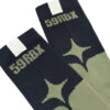 chaussettes sport 59RBX Roubaix kaki