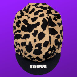 Casquette vélo motif léopard – Collection FAUVE