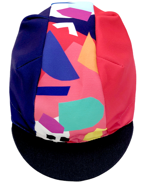 casquette velo coloree motif fete bamboche
