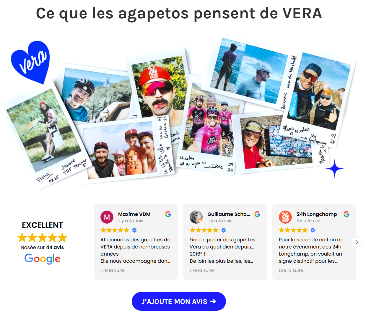 avis casquette vélo vera