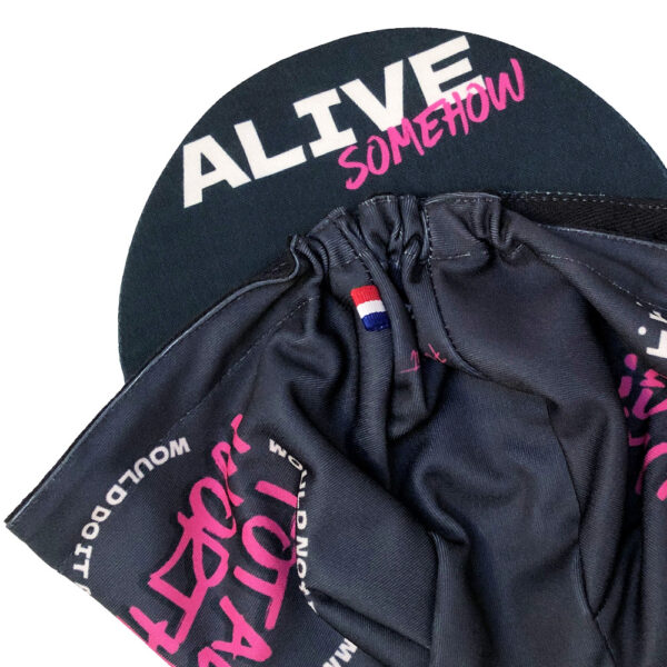 Bad Idea Club cyclcing cap casquette velo stretch Alive somehow