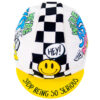 80s cycling hat vintage look kids on bikes