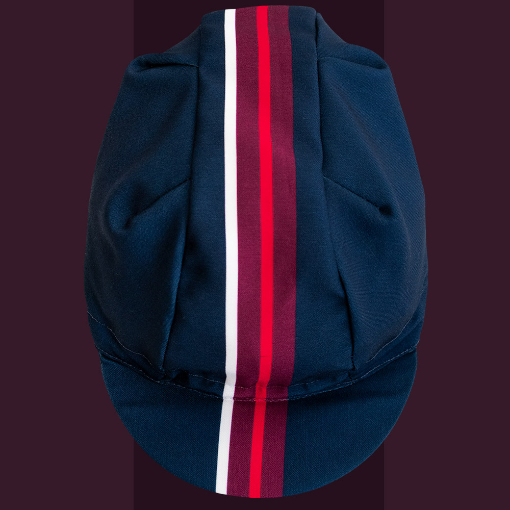 cycling-cap-classics-bleu-dessus casquette velo bleu pour le quotidien