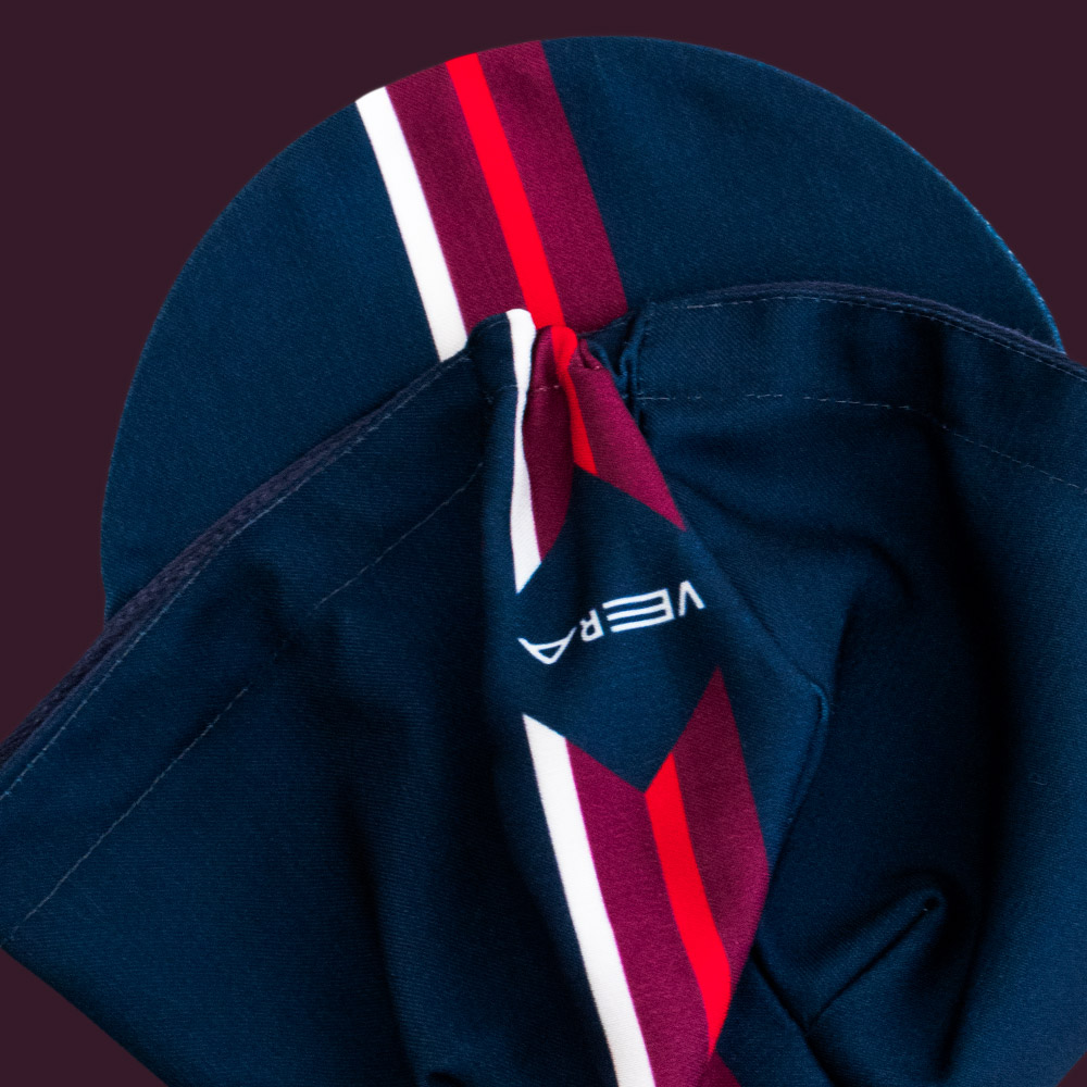 cycling-cap-classics-bleu-visiere casquette velo bleu pour le quotidien