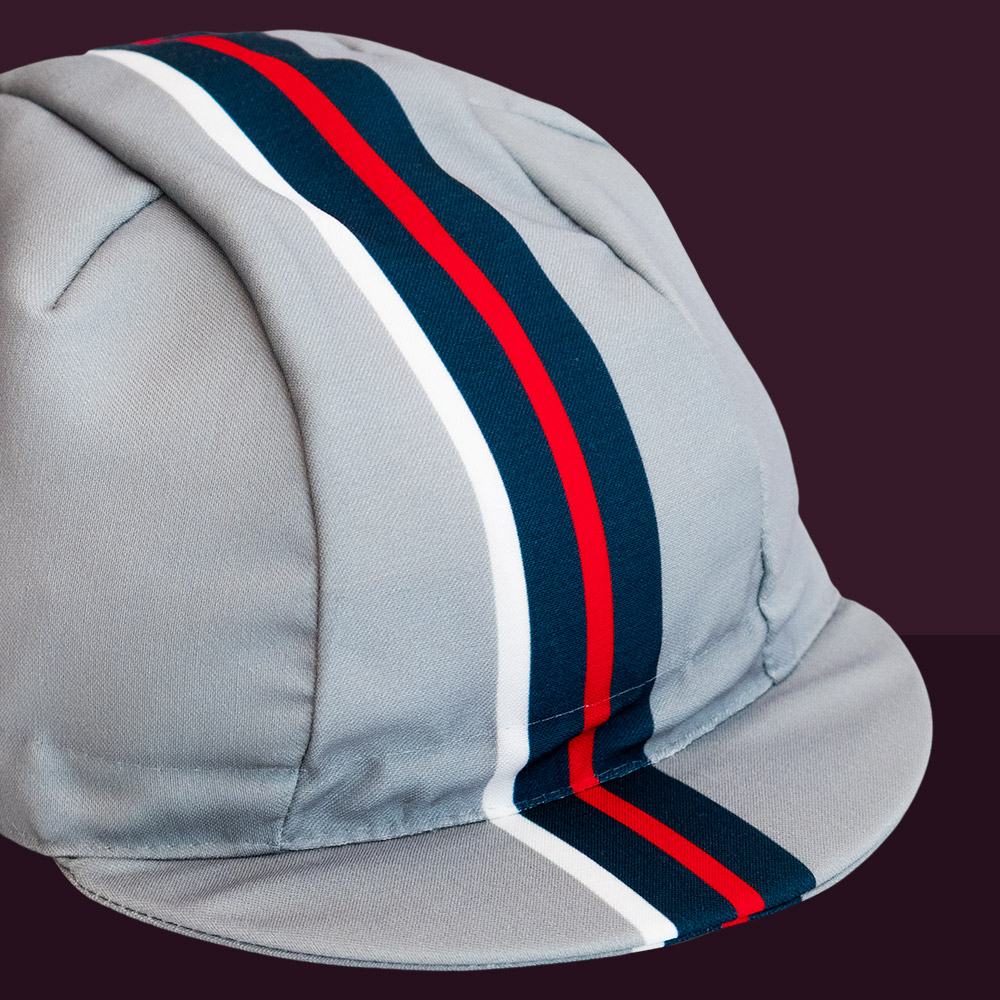 cycling-cap-classics-gris-posee casquette velo gris pour le quotidien