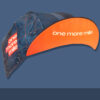 cycling-hat-one-more-mile-blue-peak casquette velo bleu gravel sentier topographie