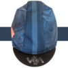 cycling-hat-one-more-mile-blue-top casquette velo bleu gravel sentier topographie