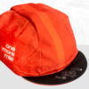 cycling-hat-one-more-mile-red-velo casquette velo rouge gravel sentier topographie