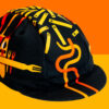 frites-casquette-velo-pose frites à l'arrivée casquette velo made in france