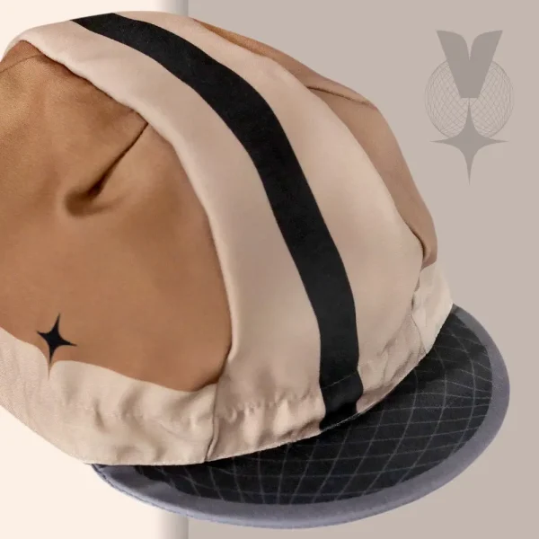 casquette velo marron